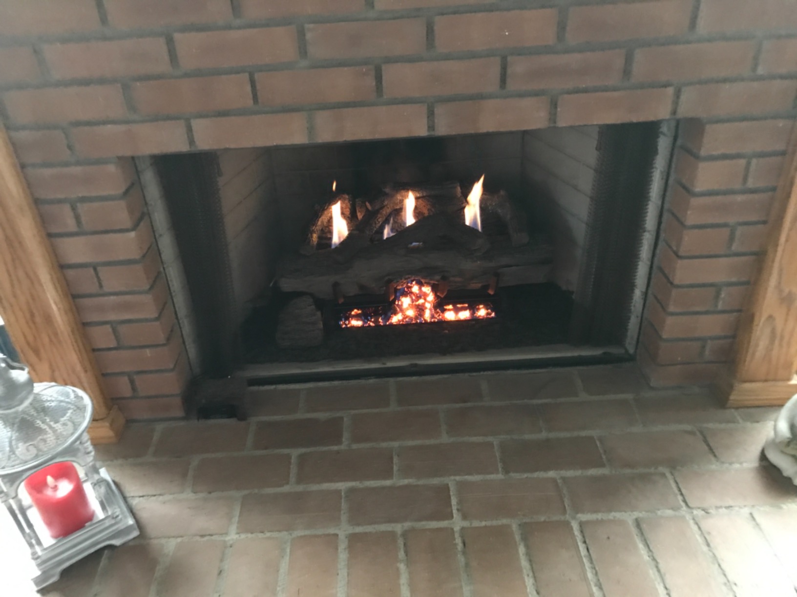 Real Fyre 30-Inch Charred Aged Split Oak Vent-Free Gas Log Set, Natural Gas, G10 Burner, Variable Flame Remote, ANSI Certified customer photo 2