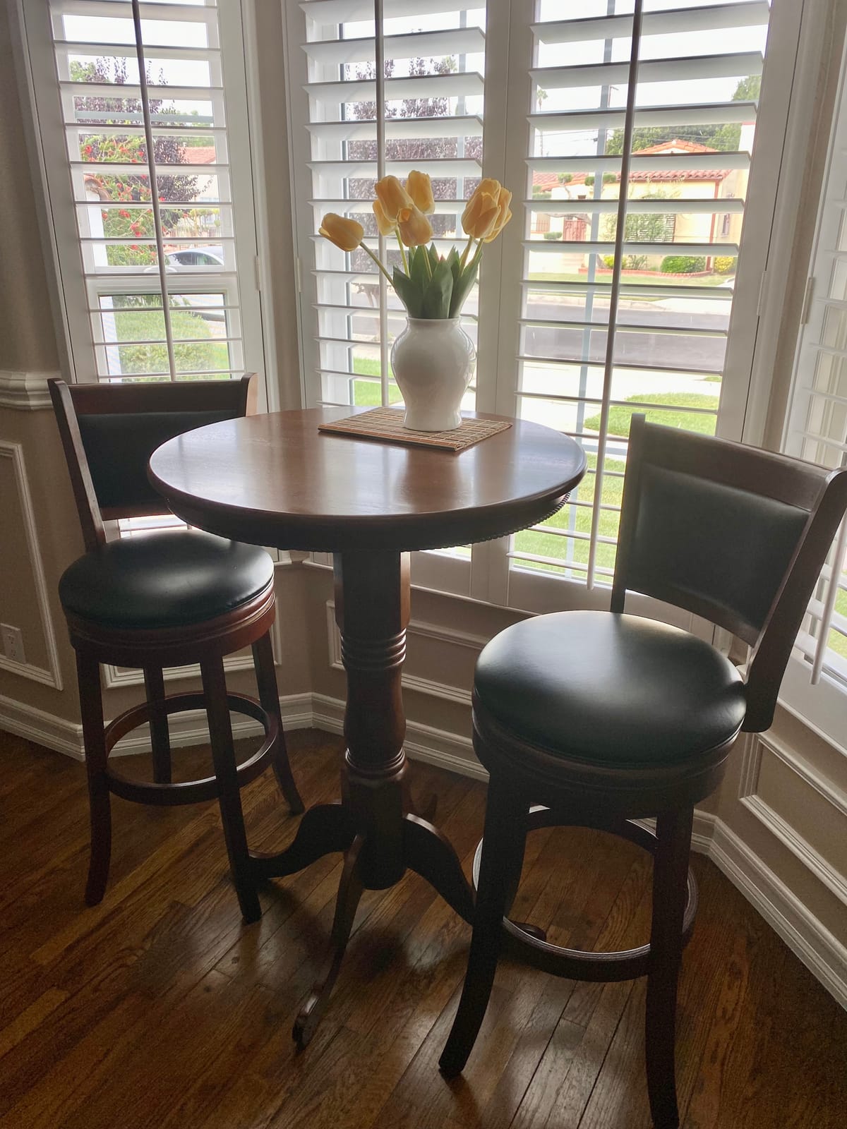 Boraam Spectator Pub Table, 42-Inch, Cherry customer photo 1