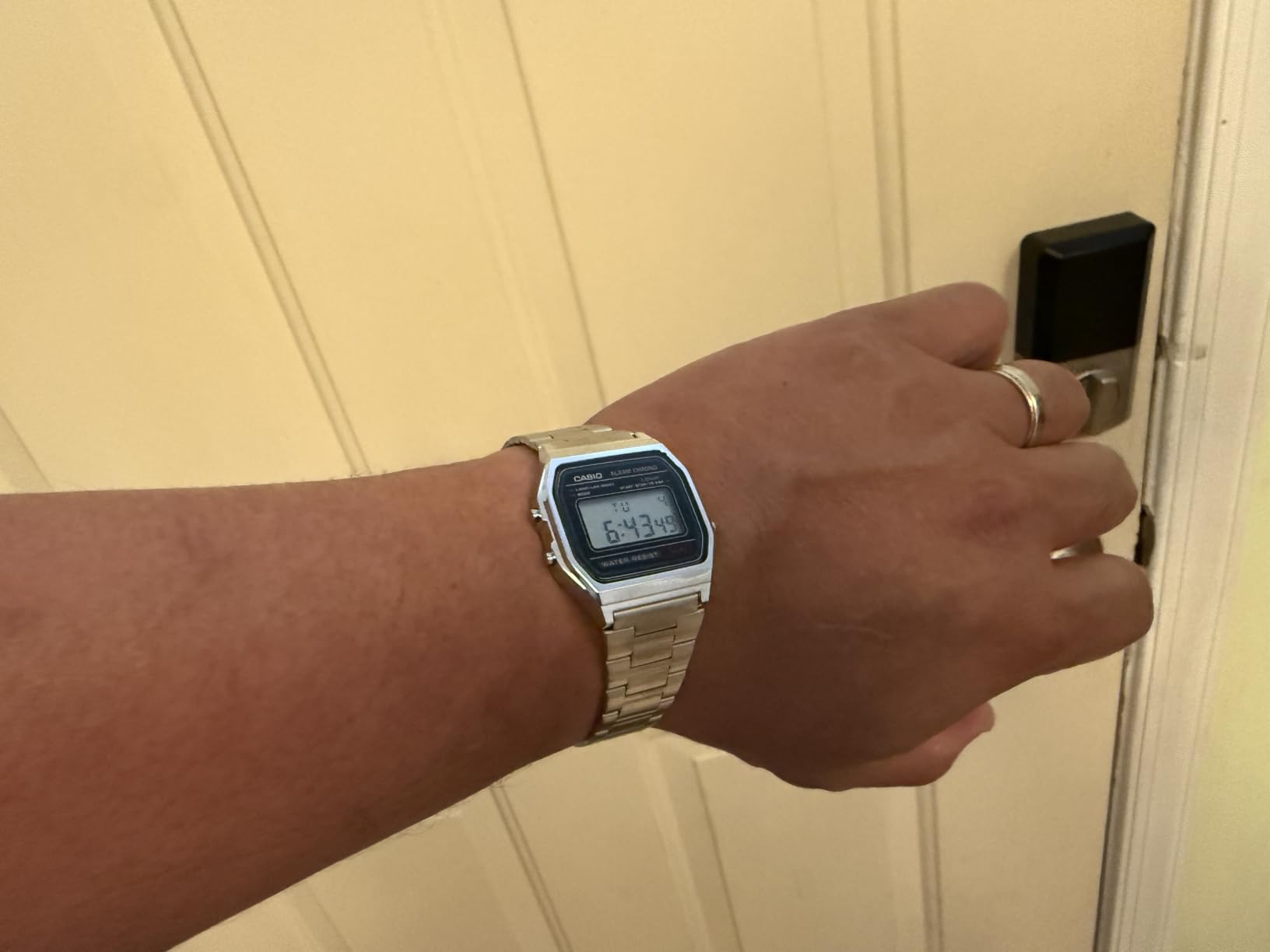 Casio A158WA Series | Unisex Digital Watch | Vintage | WR | 100 SEC Stop Watch | Daily Alarm | Regular Time Keeping: Hour, Minute, Second, PM, Date, Day | Led Light | 7 Yr Battery customer photo 2