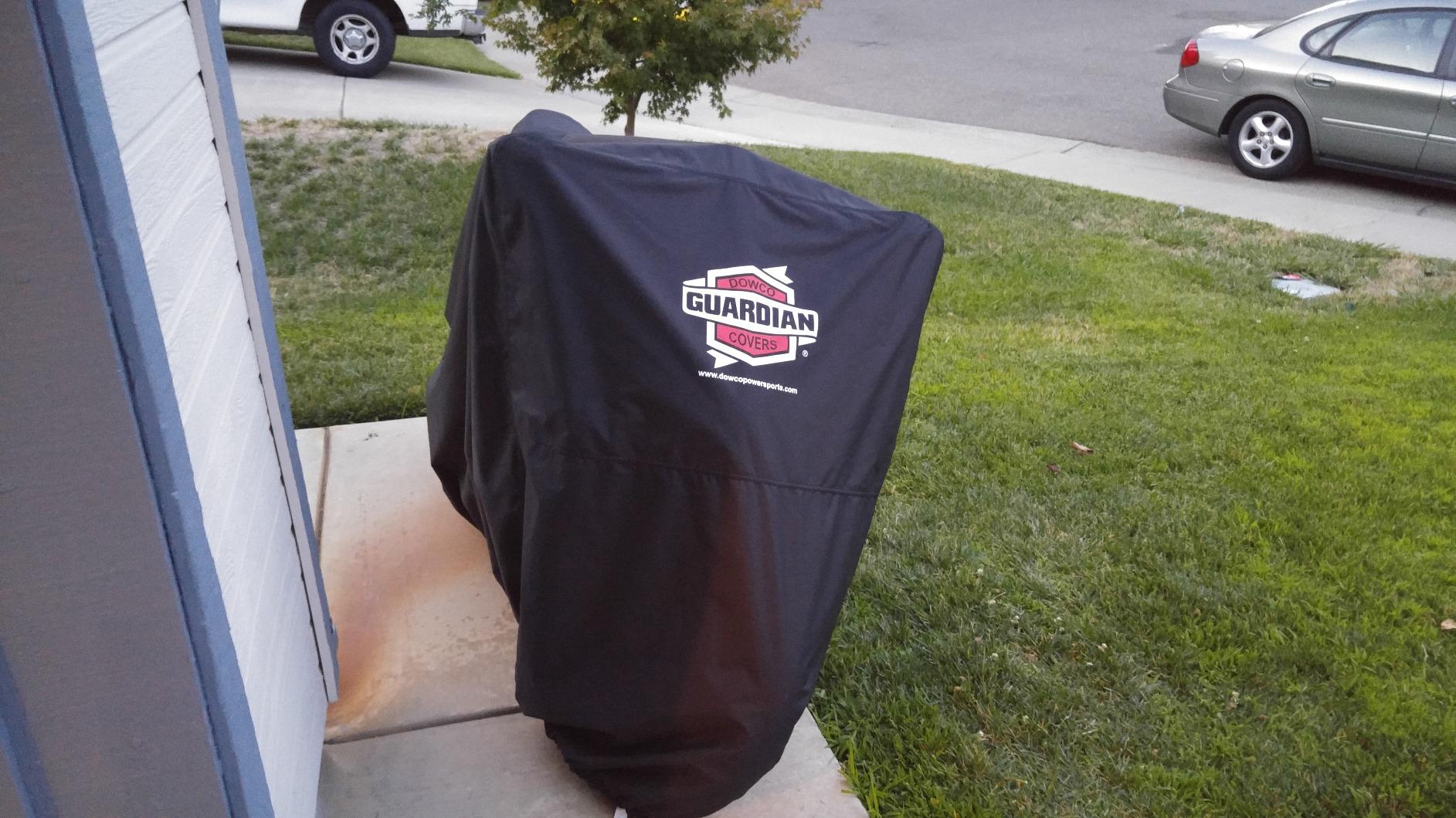 Dowco Guardian 50124-00 WeatherAll Plus Indoor/Outdoor Waterproof Motorcycle Cover, Black, Sportbike customer photo 2