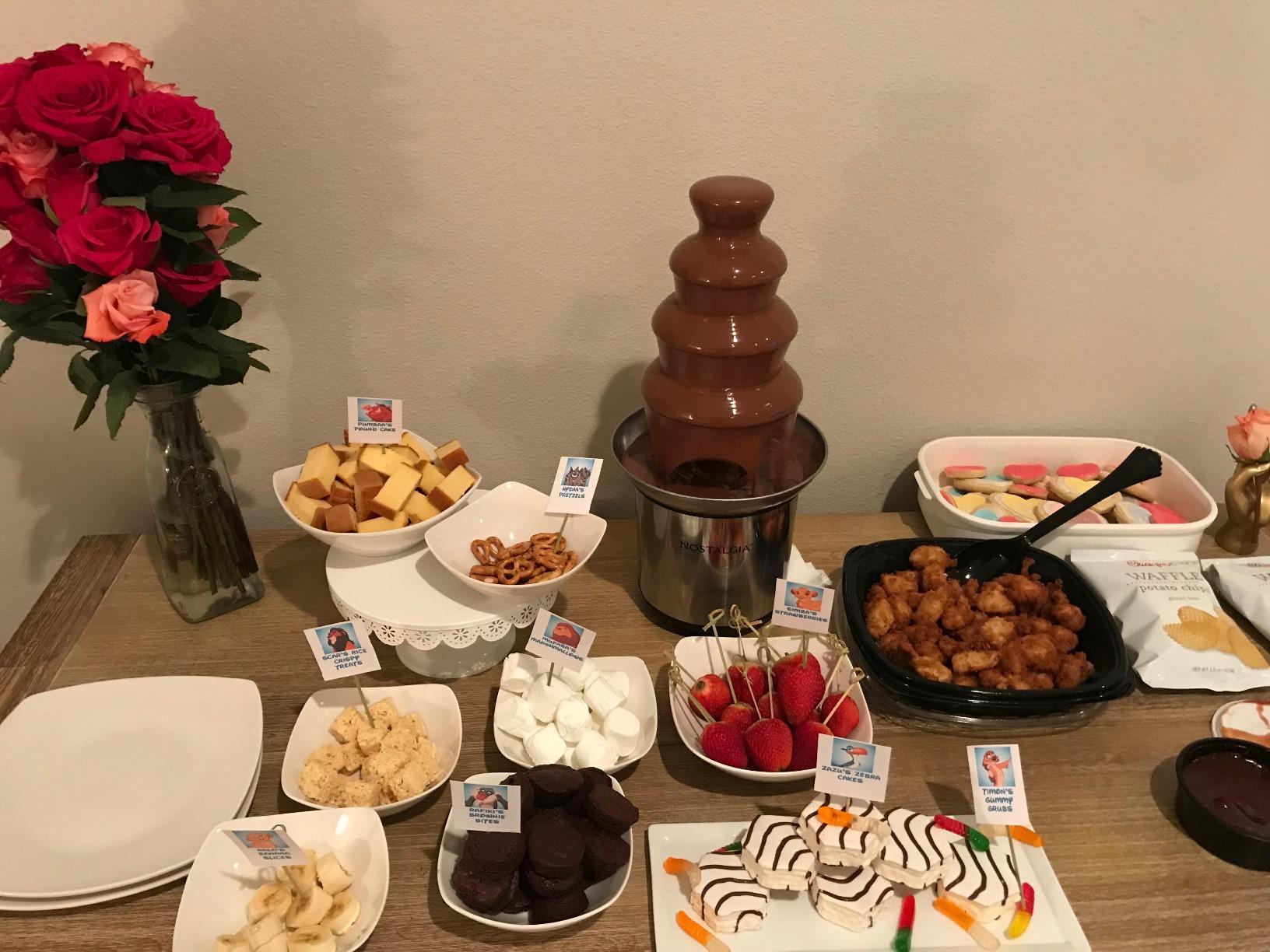 Nostalgia CFF986 32-Ounce Stainless Steel Chocolate Fondue Fountain, 2-Pound Capacity, Easy to Assemble 4 Tiers, Perfect for Nacho Cheese, BBQ Sauce, Ranch, Liqueurs customer photo 1