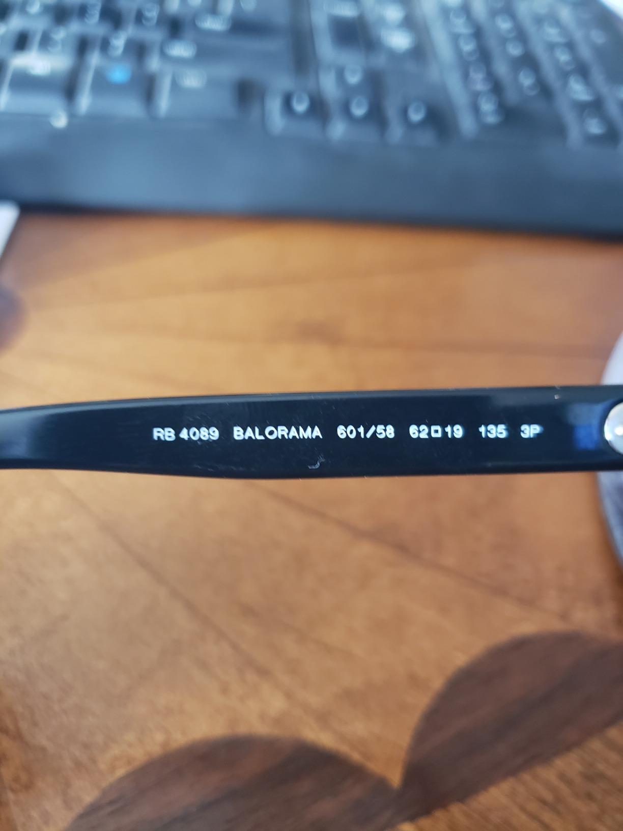 Ray-Ban mens Rb4089 Balorama Rectangular Sunglasses customer photo 2