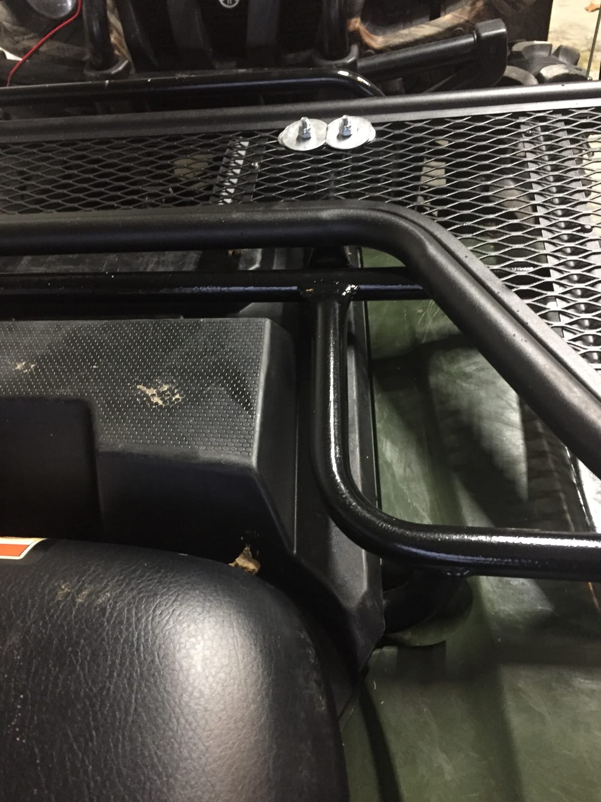 Kolpin ATV Rear Drop Basket Rack Collapsible Tailgate Universal - 53300, Black customer photo 1