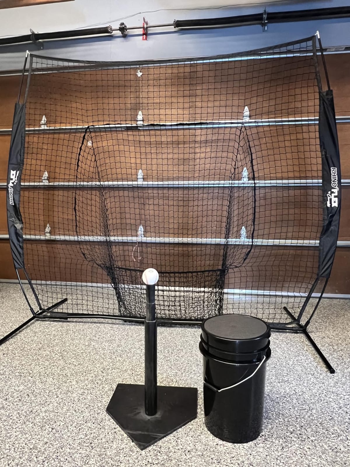 Champion Sports Deluxe Batting Tee – Adjustable Rubber Baseball & Softball Tee on Home Plate, Multiple Styles customer photo 2