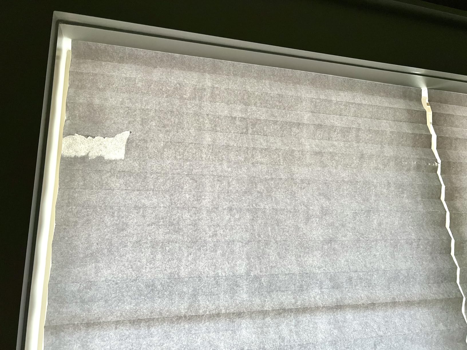 Redi Shade No Tools Original Light Filtering Pleated Paper Shade White, 36