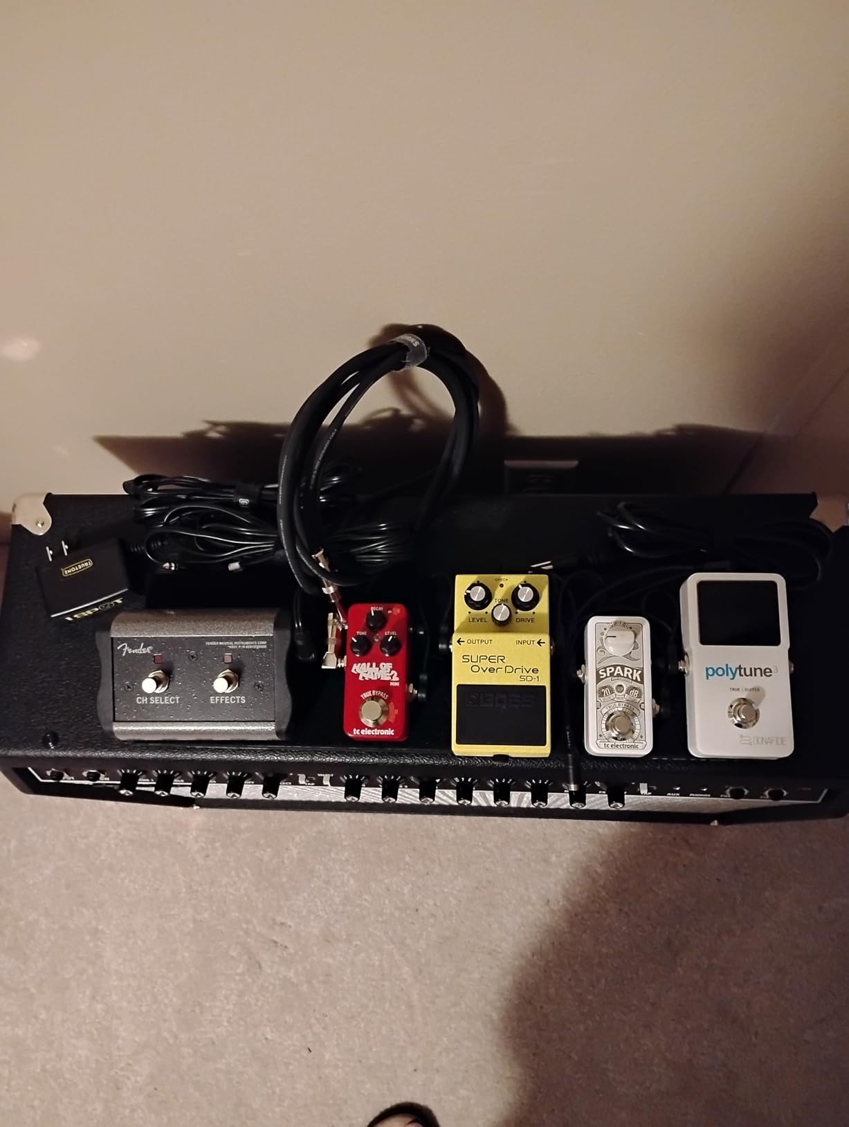 BOSS SD-1 SUPER Overdrive Compact Overdrive Pedal customer photo 2