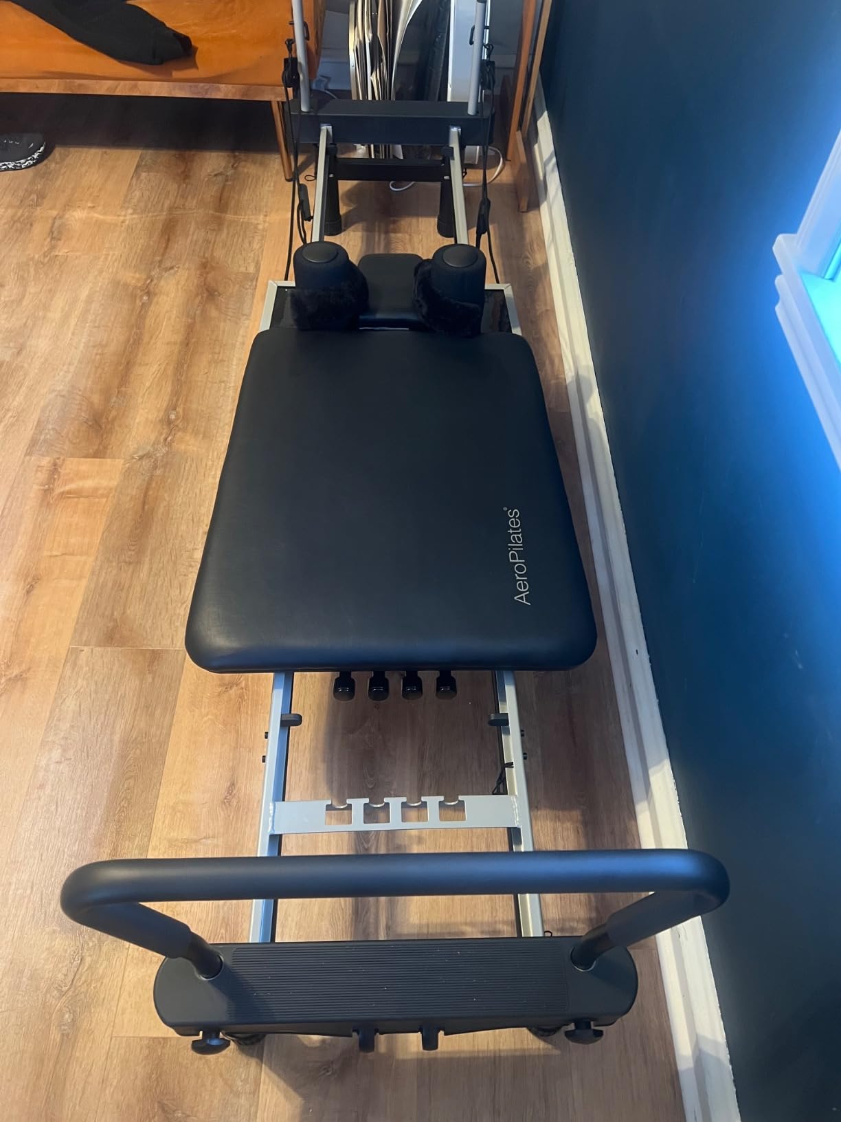 AeroPilates Pilates Reformer Machine, Gym Equipment for Resistance Workout, Strength & Fitness Training - Foldable & Compact customer photo 2