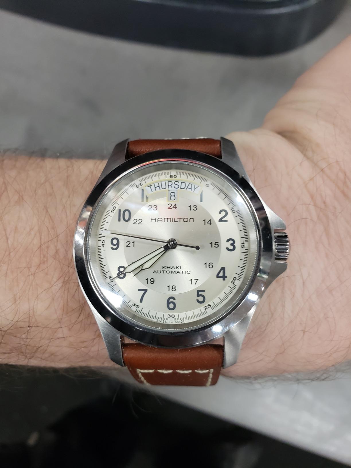 Hamilton Khaki Field King Automatic Men's Watch, 40mm Stainless Steel Case customer photo 1