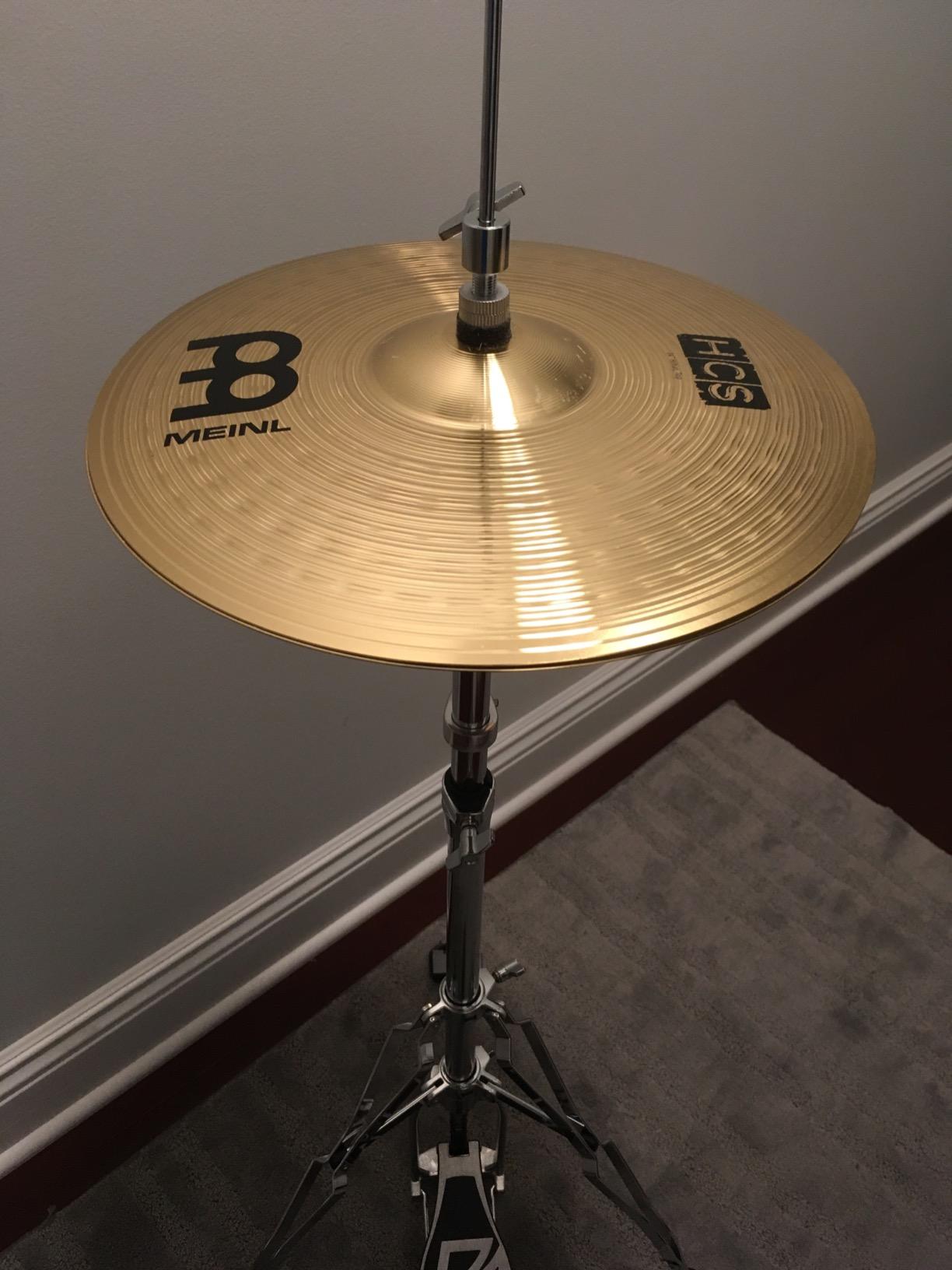Meinl 14” Hihat (Hi Hat) Cymbal Pair – HCS Traditional Finish Brass for Drum Set, Made In Germany, 2-YEAR WARRANTY (HCS14H) customer photo 1