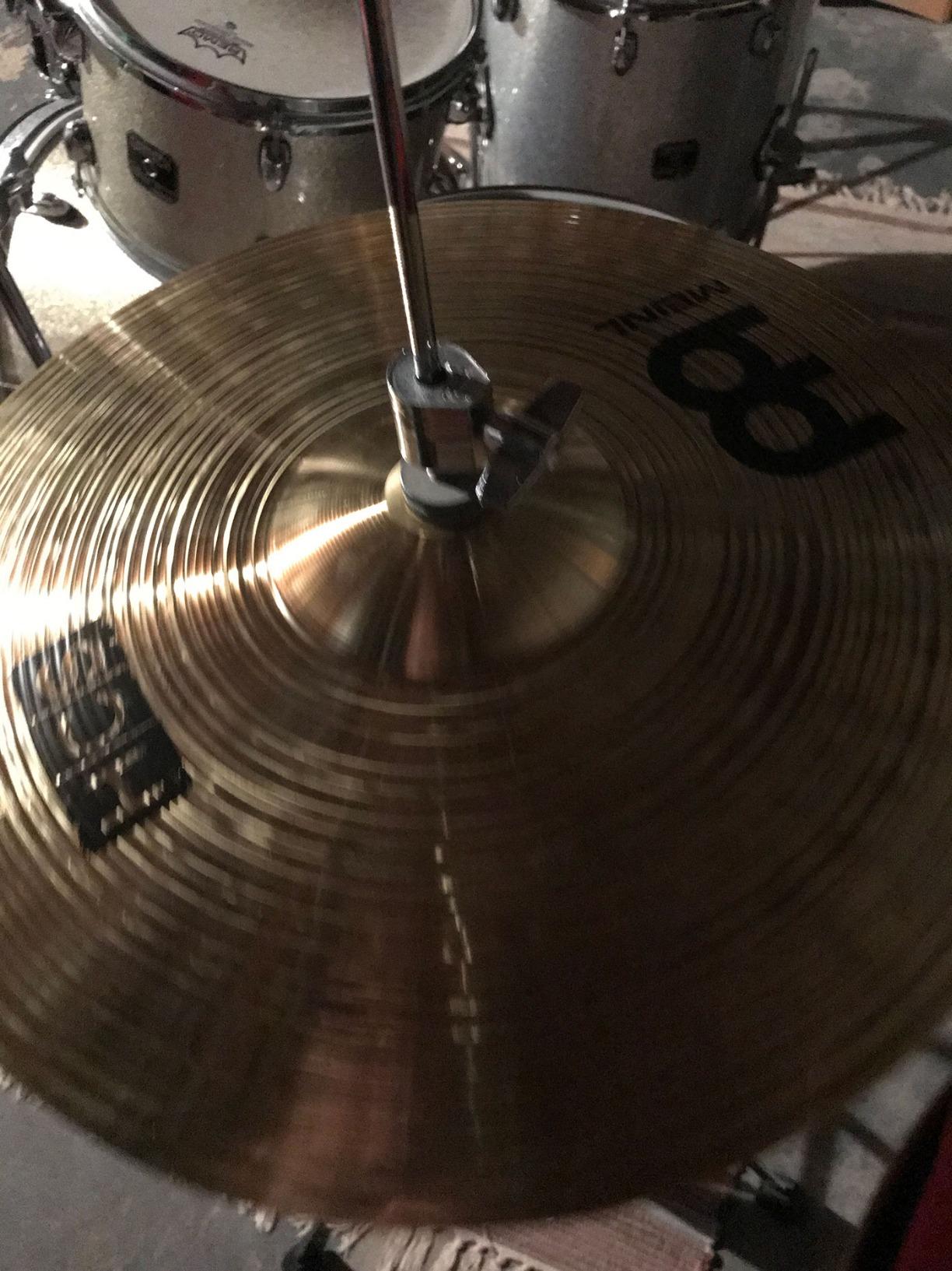 Meinl 14” Hihat (Hi Hat) Cymbal Pair – HCS Traditional Finish Brass for Drum Set, Made In Germany, 2-YEAR WARRANTY (HCS14H) customer photo 2
