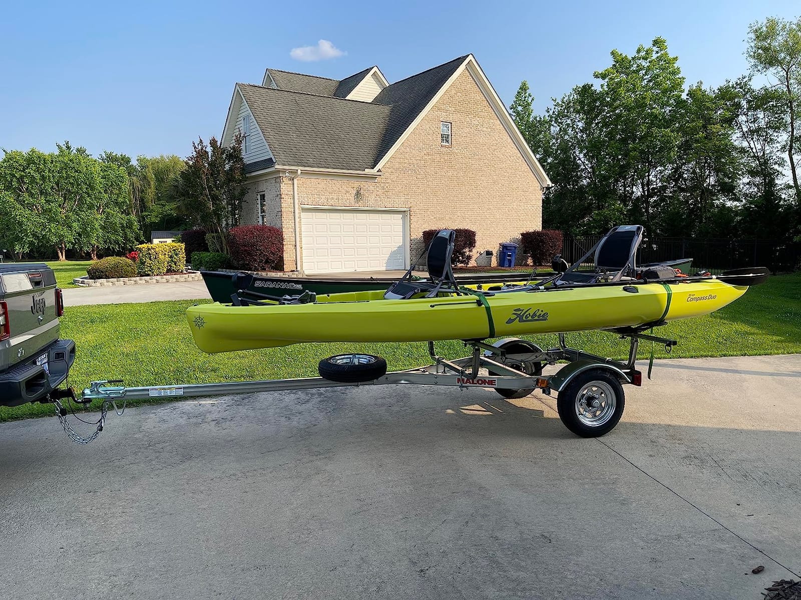 Malone MicroSport 2-Boat MegaWing Kayak Trailer Package customer photo 1