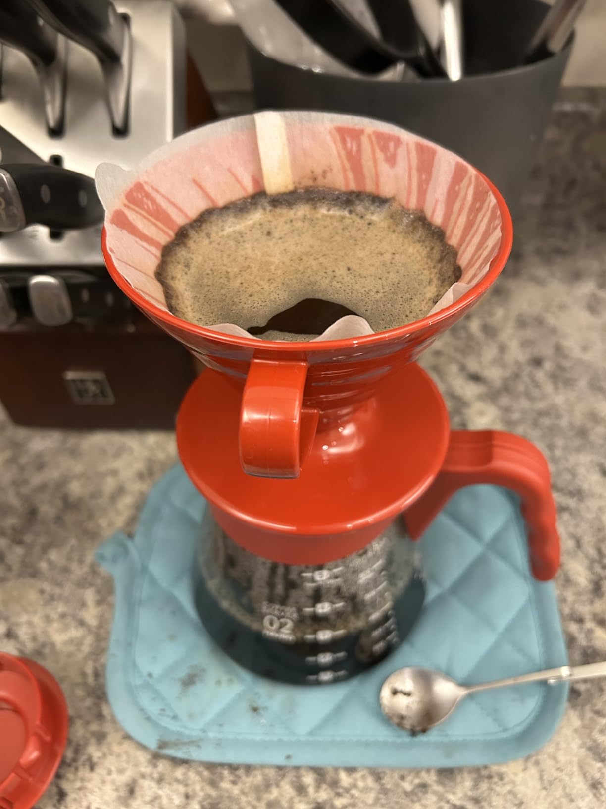 Hario V60 Pour Over Coffee Starter Set, Size 02, Brown customer photo 2