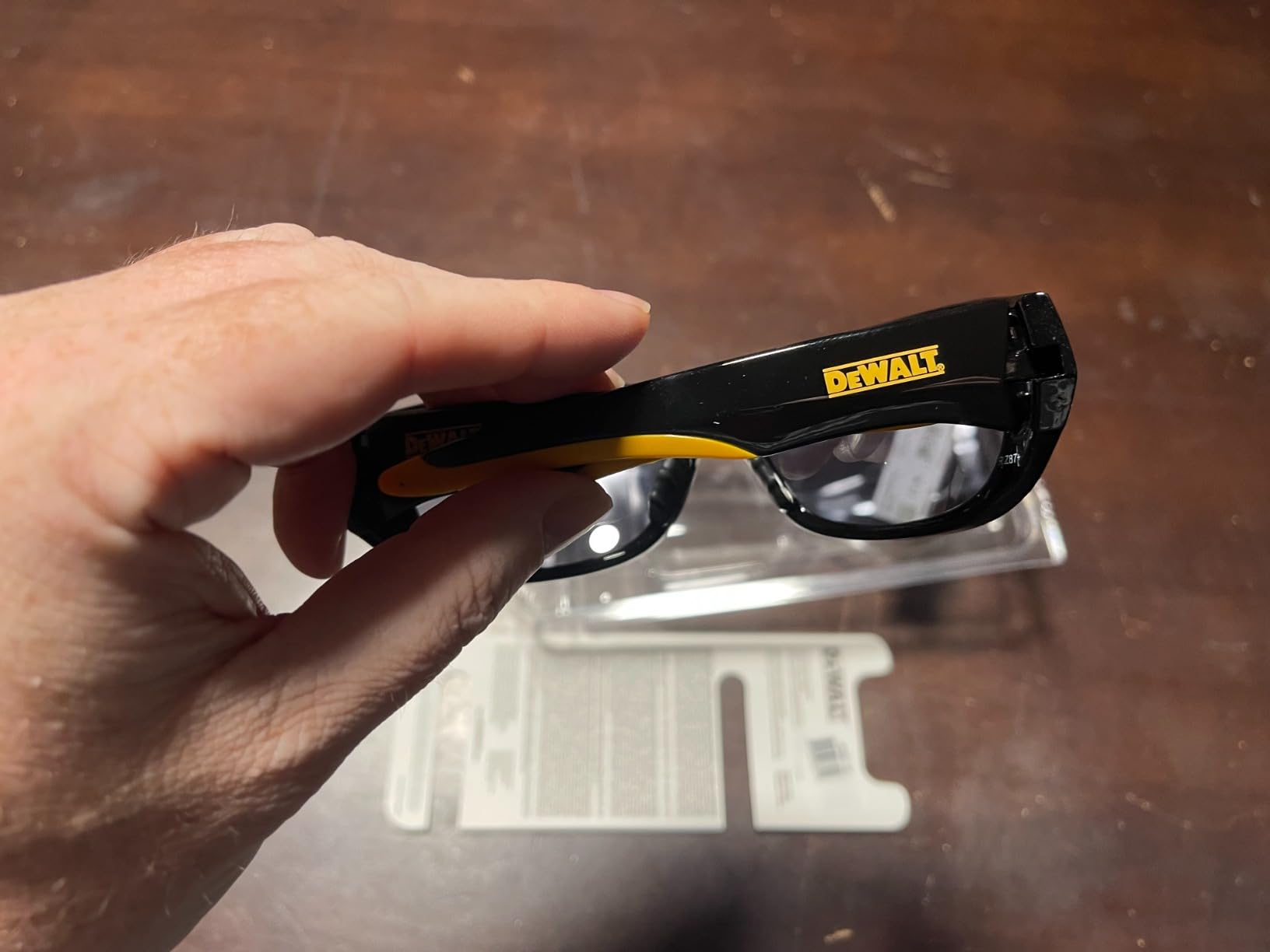 DEWALT DPG94-2C Dominator Z87+ Safety Glasses – Black Full Frame & Smoke Lens – Rubber Temples & Nosepiece – 1 Pair customer photo 1