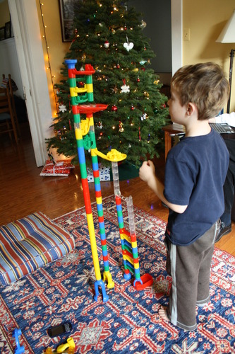 MindWare Marble Run: 123 Piece Set (103 Durable Pieces and 20 Marbles) STEM Building Set for Kids customer photo 2