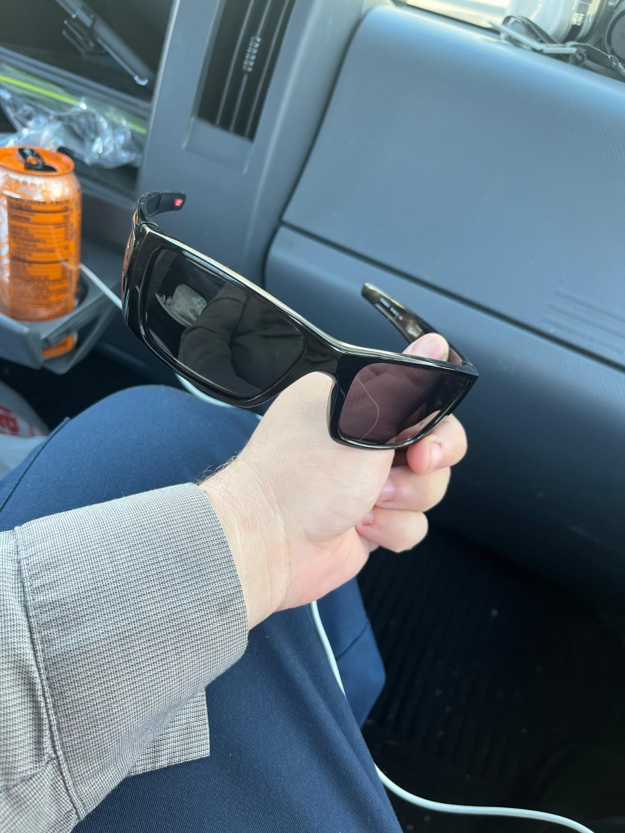 Oakley Sunglasses for Men - OO9096 Fuel Cell Rectangular Sunglasses PRIZM Lenses customer photo 2