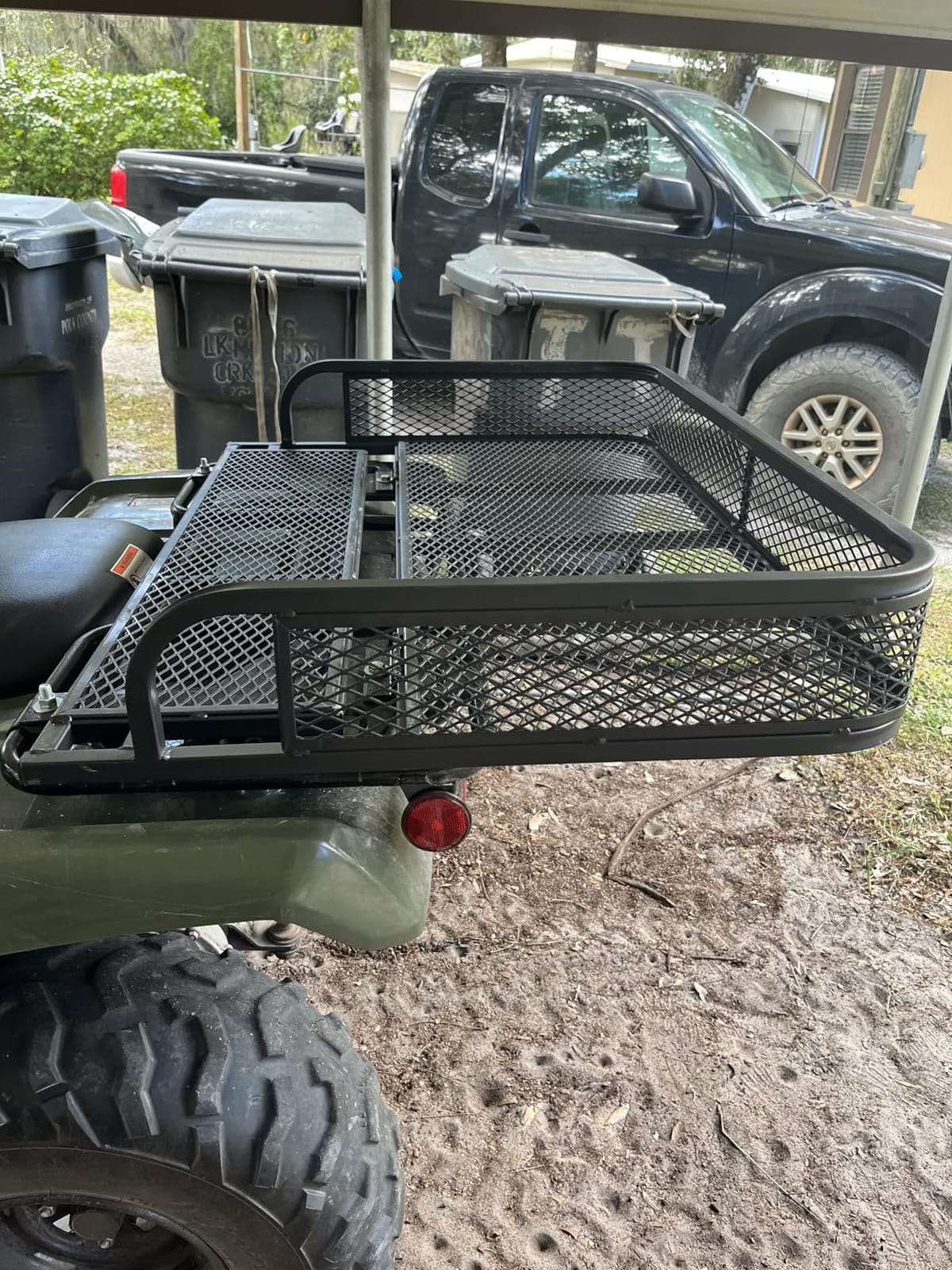 Guide Gear Universal ATV Front and Rear Cargo Basket Set, Luggage Carrier Racks, Heavy-Duty Steel Mesh, 2 Piece customer photo 2
