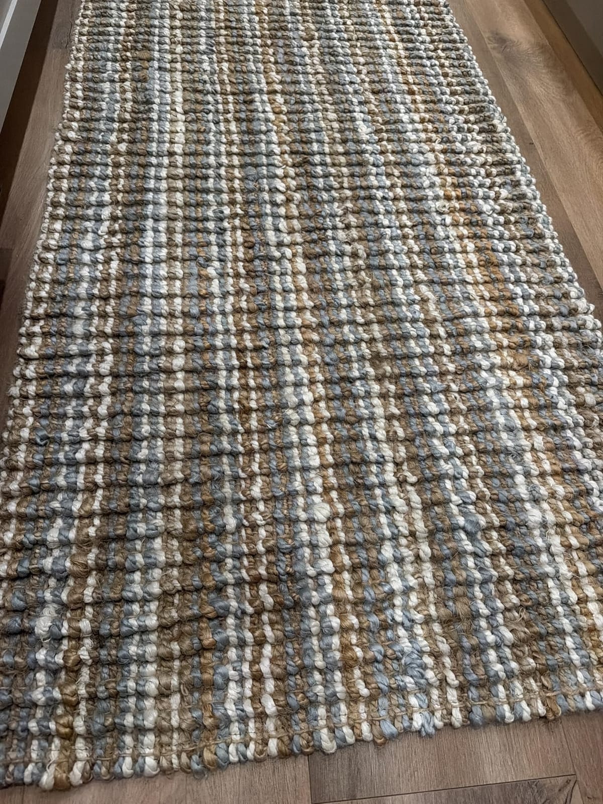 SAFAVIEH Area Rug 8x10 - Natural Fiber Collection - Large - Natural Brown, Handmade Jute, Farmhouse Style, Chunky Textured Thick Pile (NF447A) customer photo 1