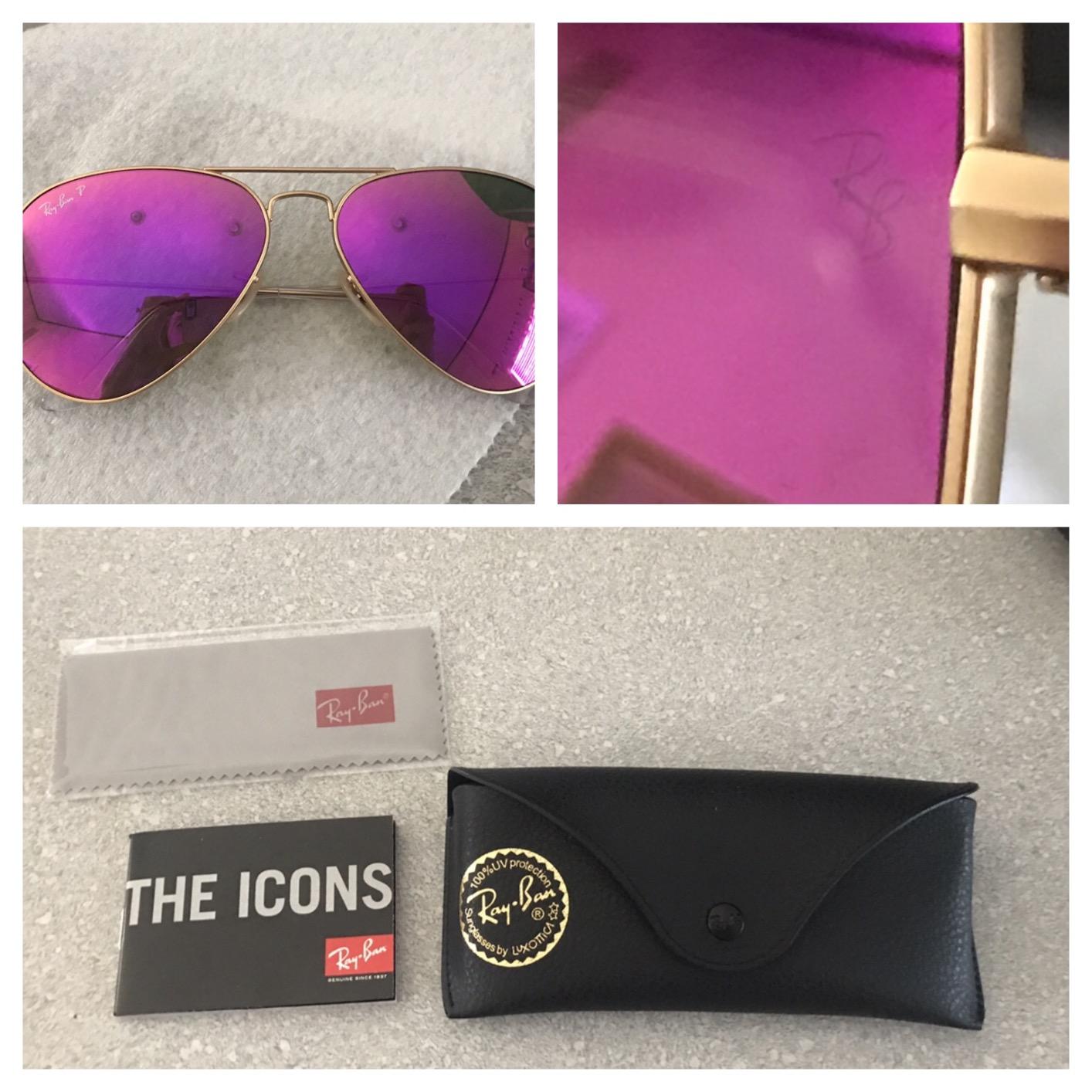 Ray-Ban RB3025 Classic Polarized Aviator Sunglasses customer photo 1