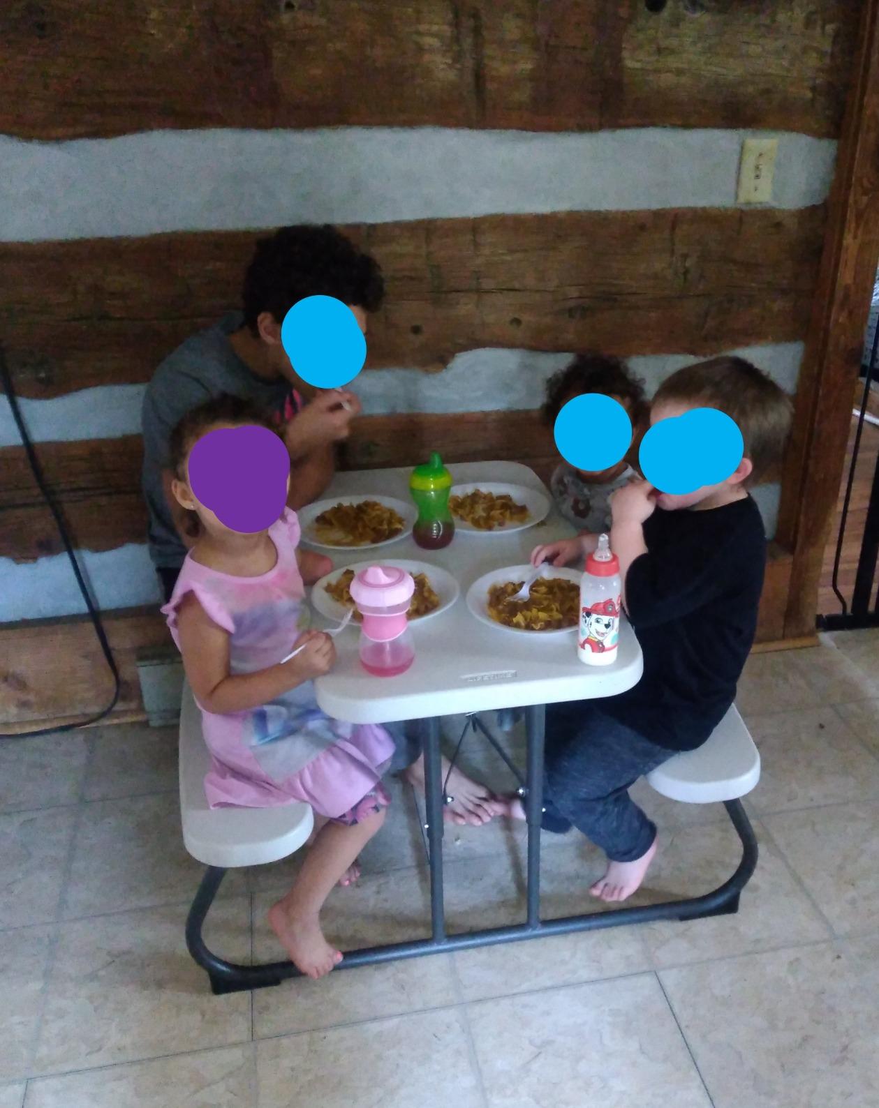 LIFETIME Kids Picnic Table, Foldable Outdoor Furniture customer photo 1