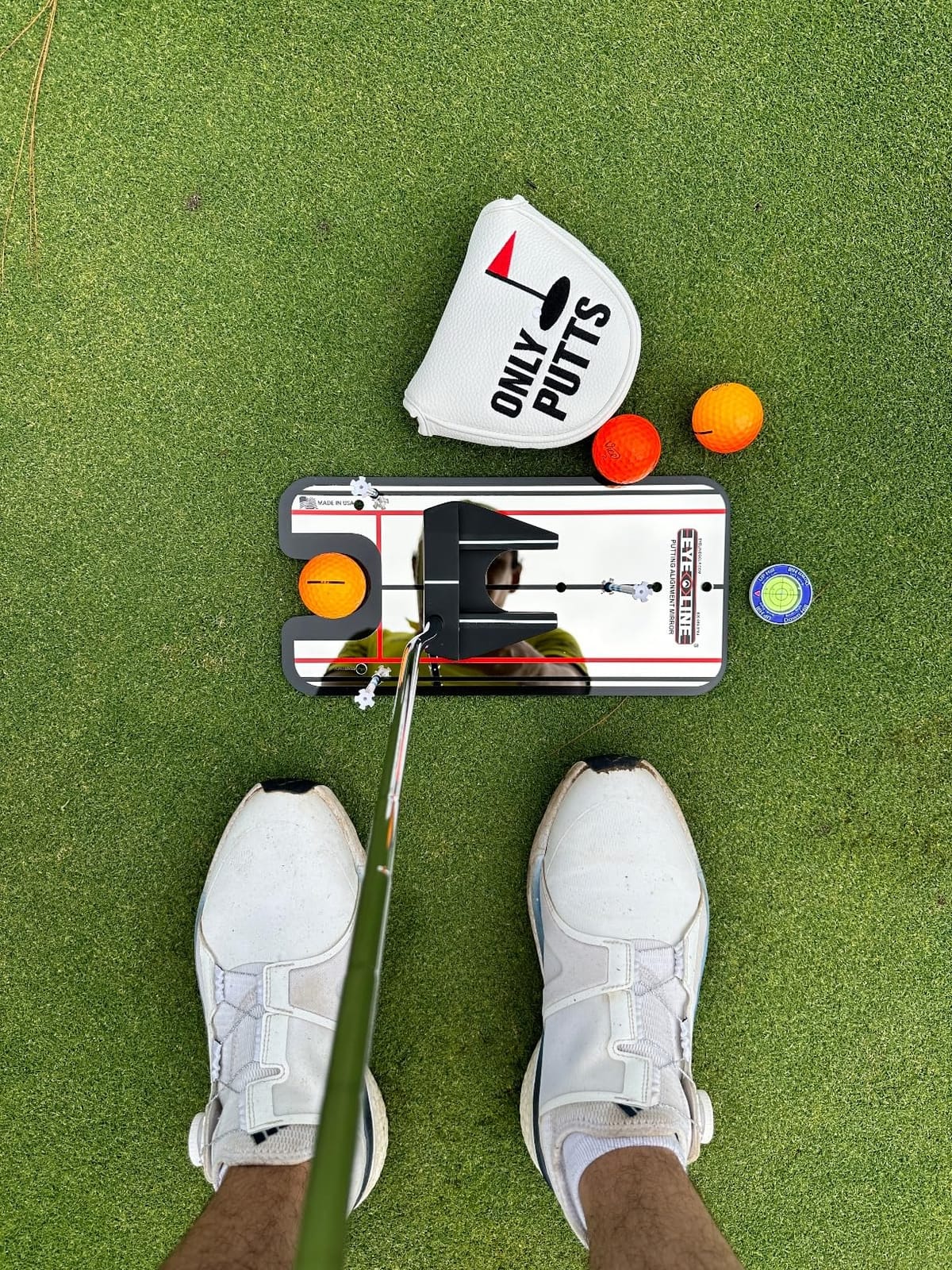 Genuine EyeLine Golf Alignment Putting Mirror - Top Training Aid on the PGA Tour - See Rapid Improvement - Helps Beginner, Junior, and Scratch Golfers customer photo 1