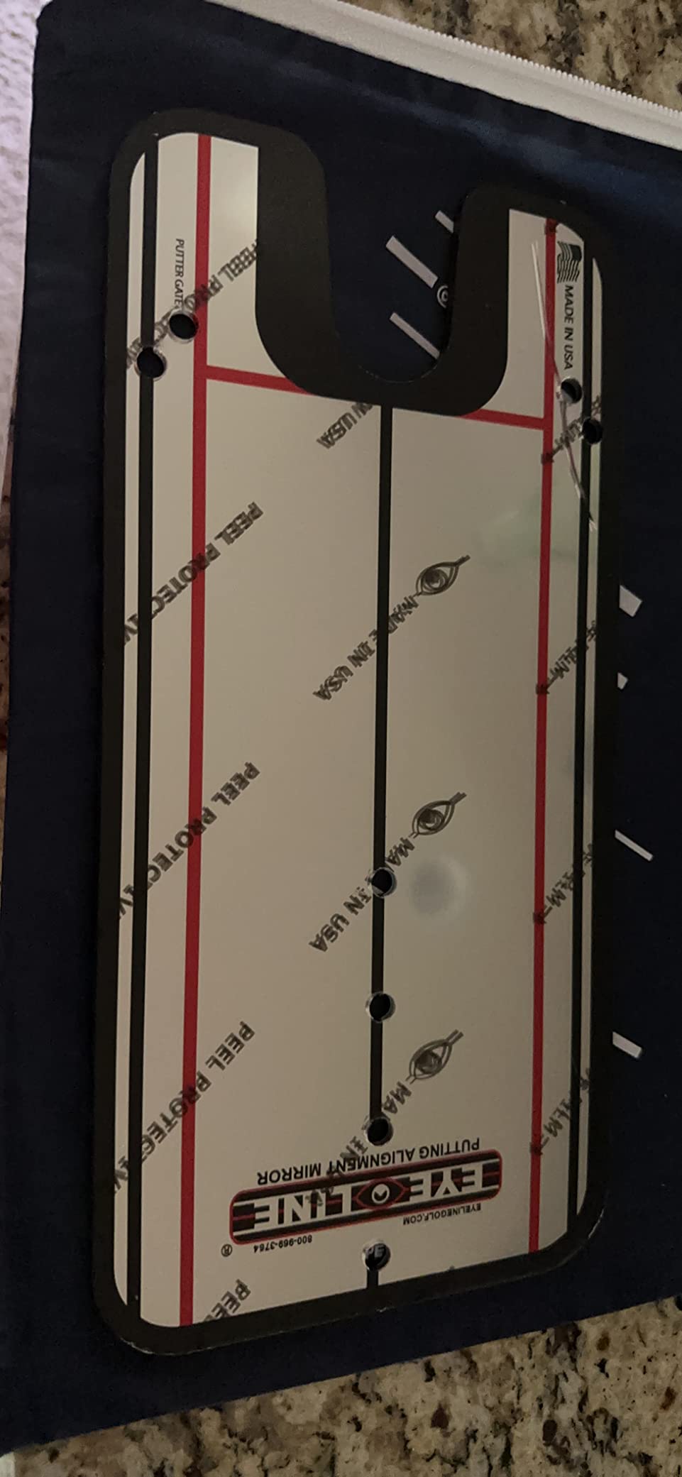 Genuine EyeLine Golf Alignment Putting Mirror - Top Training Aid on the PGA Tour - See Rapid Improvement - Helps Beginner, Junior, and Scratch Golfers customer photo 2