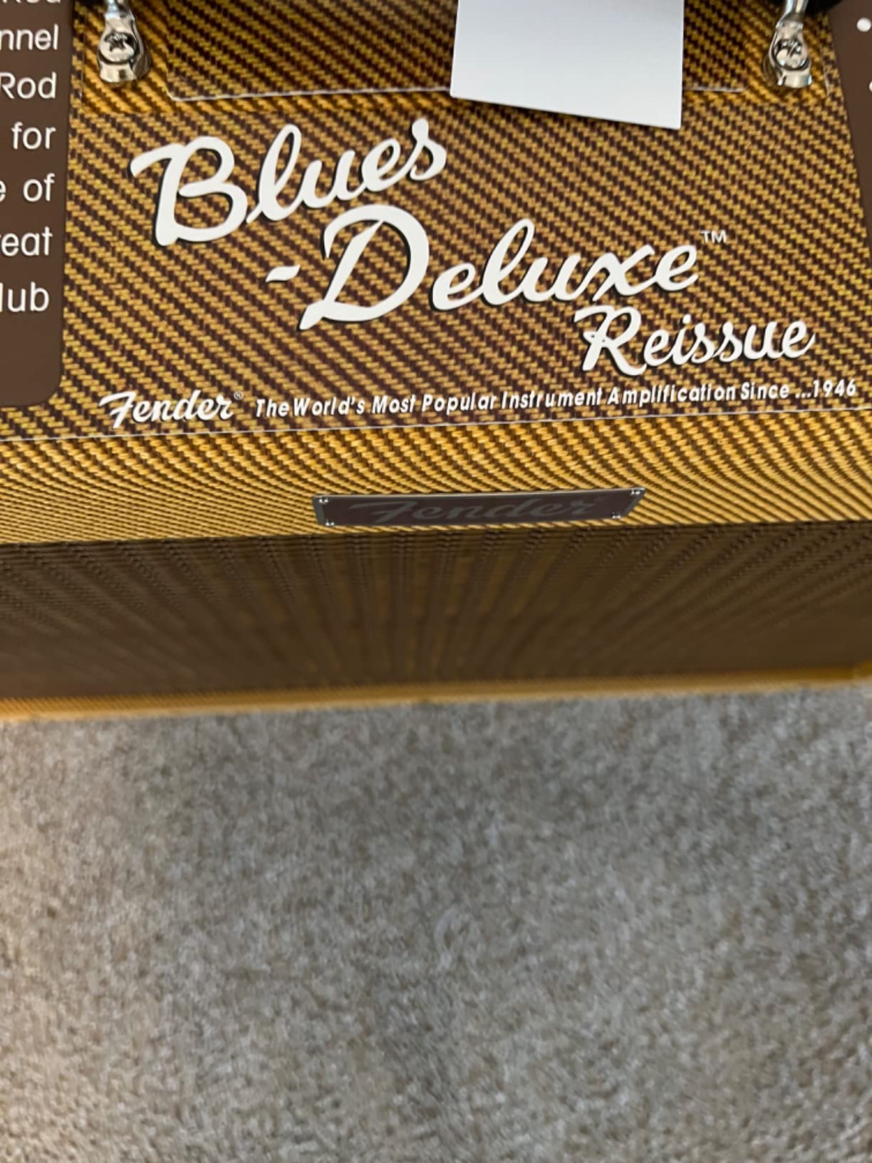 Fender Blues Deluxe Reissue Tube Combo Guitar Amplifier, 40 Watts, Tweed customer photo 1
