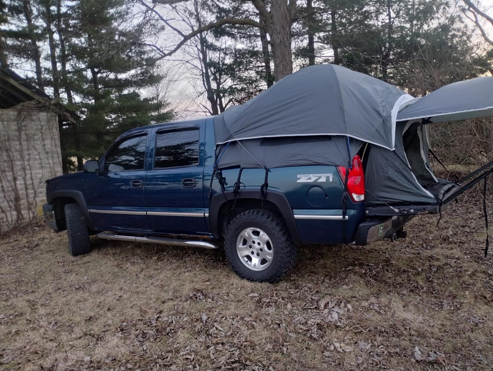 Napier Chevy Avalanche Truck Tent | Pickup Truck Bed Camping Tent | Full Rainfly for Water Protection | Sturdy and Spacious 2-Person Truck Tent | Easy 15 Minute Setup | Grey | Model 99949 customer photo 1