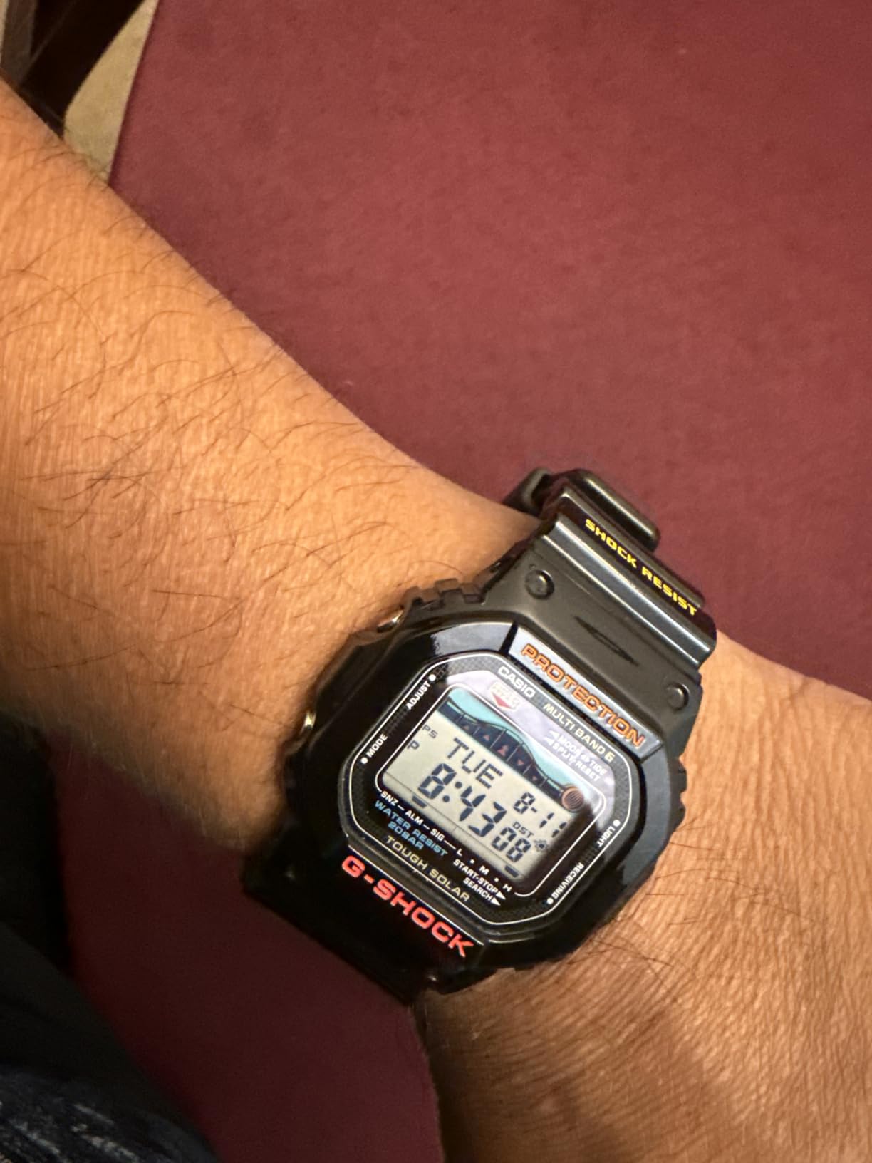 Casio Men's GWX-5600-1JF G-Shock G-Lide Tough Solar Radio Controlled Watch [Japan Import] customer photo 1
