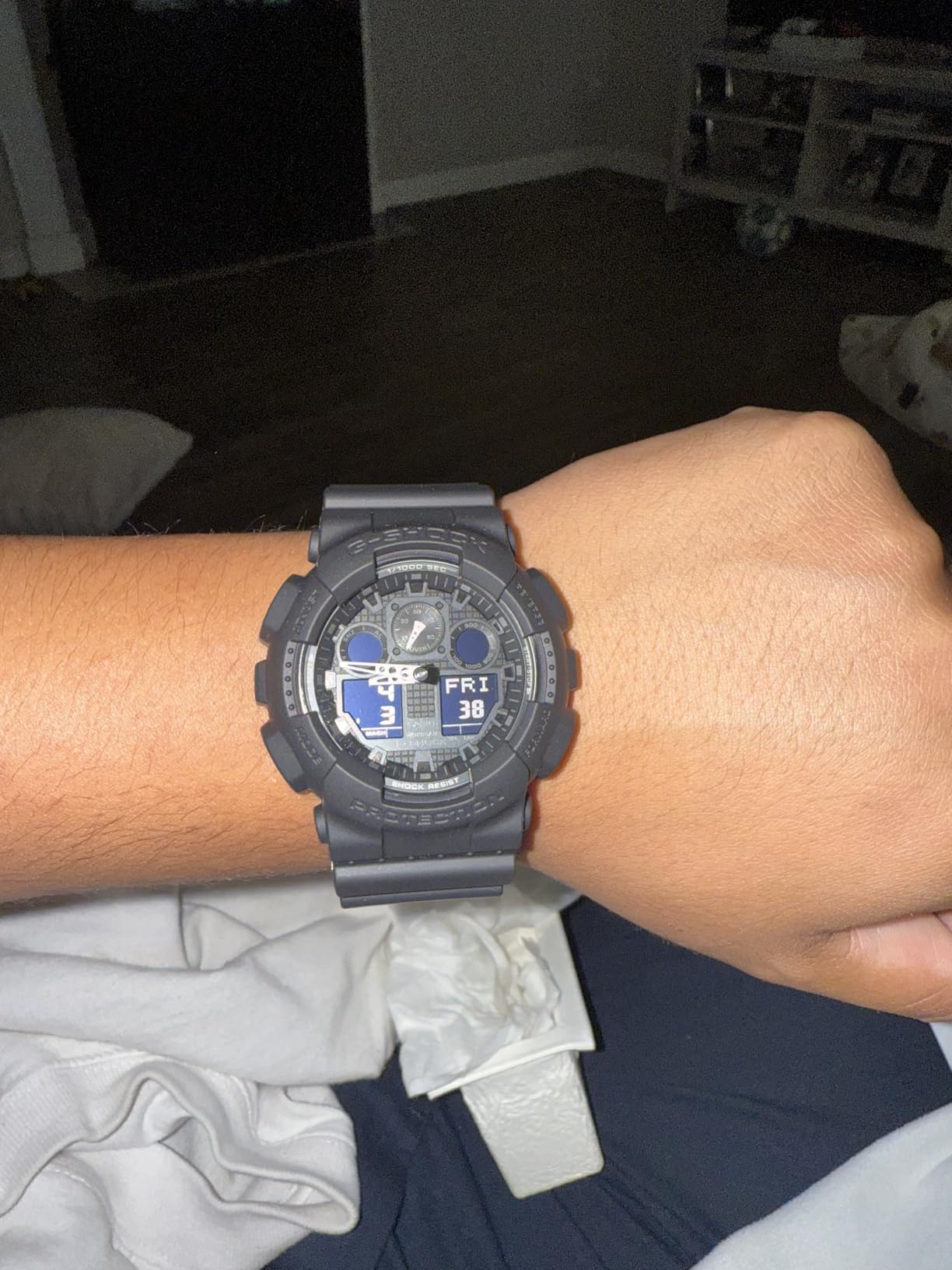 Casio G-Shock GA100-1A1 | Men's Tough Analog-Digital Watch | 200M Water Resistant | Shock & Magnetic Resistant | Sporty & Rugged Design customer photo 1