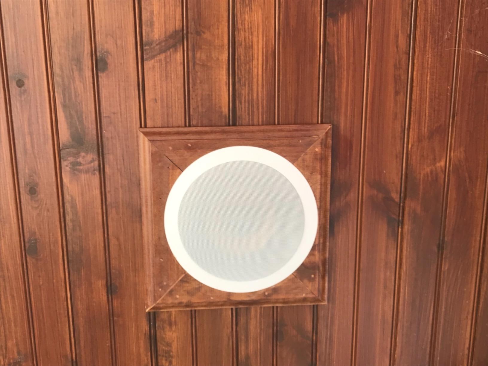 Micca M-6C 6.5-Inch 2-Way in-Ceiling Speaker, Round, Each, Paintable, White customer photo 1