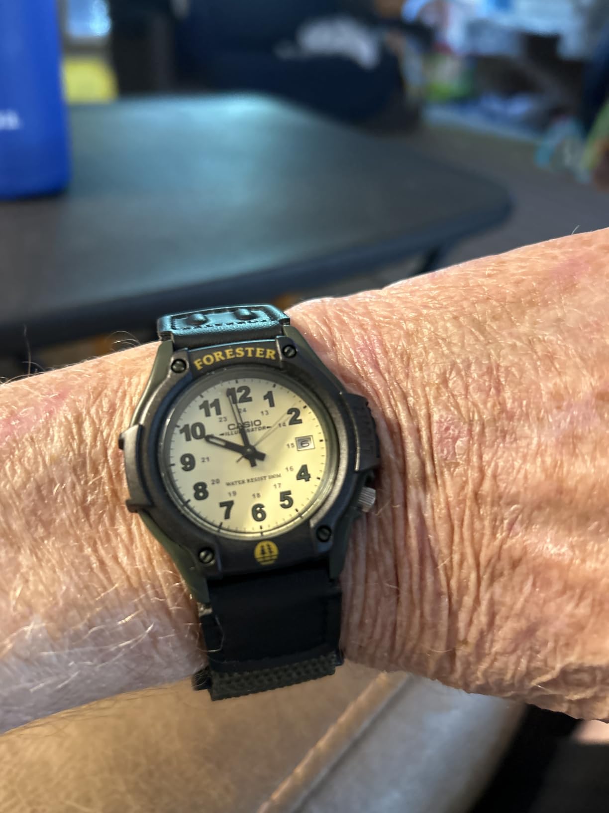 Casio FT500WC Series | Men's Analog Watch | 100 Meter Water Resistance | LED Light | Date Display | Leather/Cloth Band | Regular Time Keeping (HR, Min, SEC, PM, Date, Day) | 3 Year Battery customer photo 1