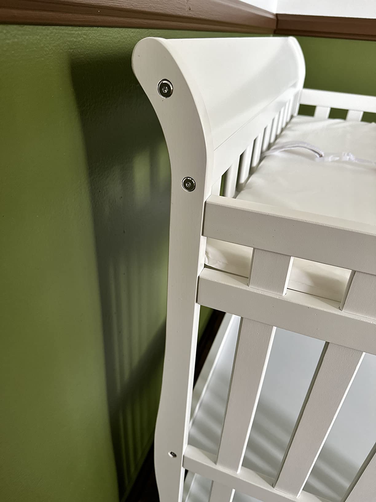 Delta Children Eclipse Changing Table with Changing Pad, White customer photo 2