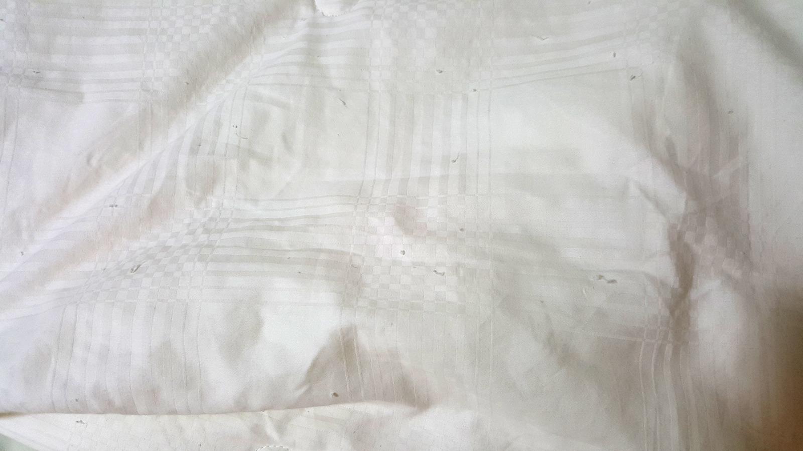 Natural Comfort Ultra Deluxe 100-Percent Natural Mulberry Silk Filled Dobby White Comforter for Summer, Queen customer photo 2