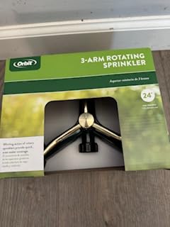 Orbit 58257N Lawn and Garden 3-Arm Metal Sprinkler with Wheel Base customer photo 1