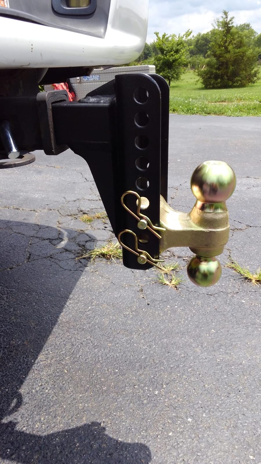 CURT 45900 Adjustable Dual-Ball Channel Mount, 2
