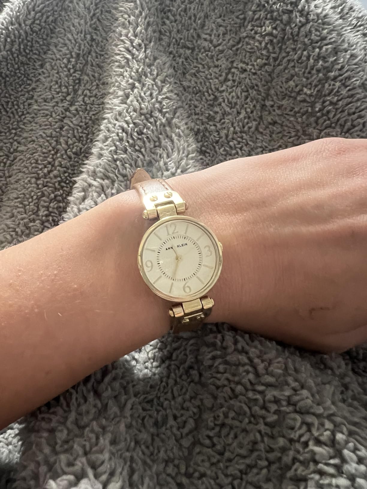 Anne Klein Women's Leather Strap Watch customer photo 2