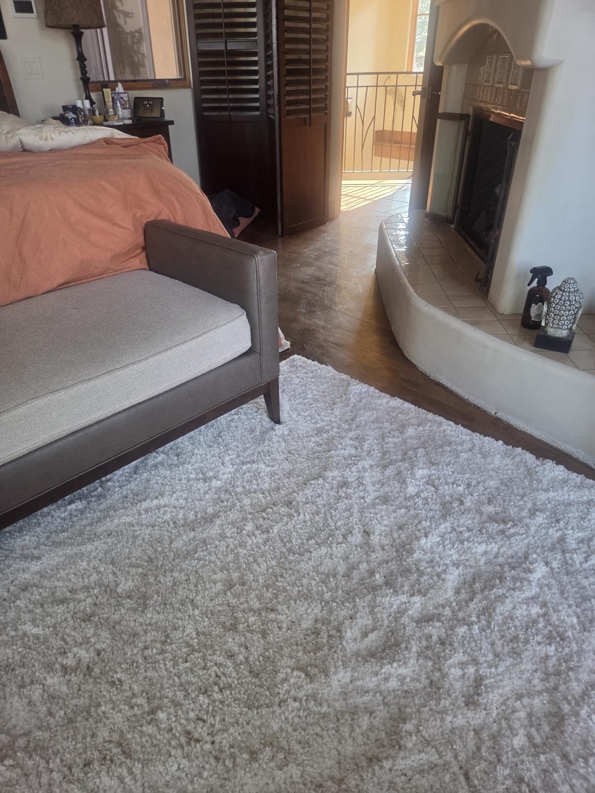 SAFAVIEH Area Rug 8x10 - California Shag Collection - Large - Beige, Non-Shedding & Easy to Clean, Ultra Plush Thick Pile, Ideal for Living Room, Bedroom, Dining Space (SG151-1313) customer photo 1