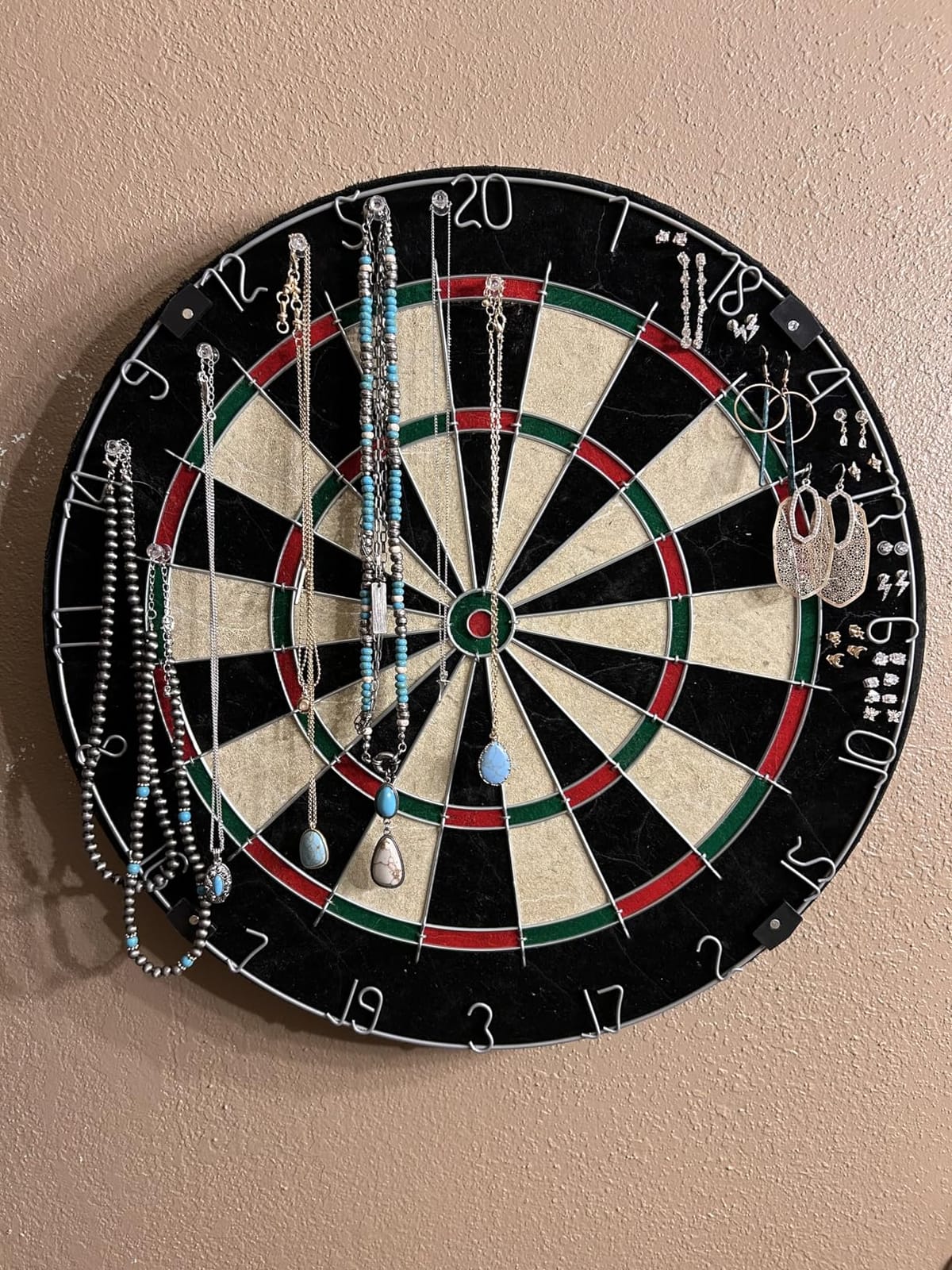 Hey Play Bristle and Metal Dart Board, 18” customer photo 1