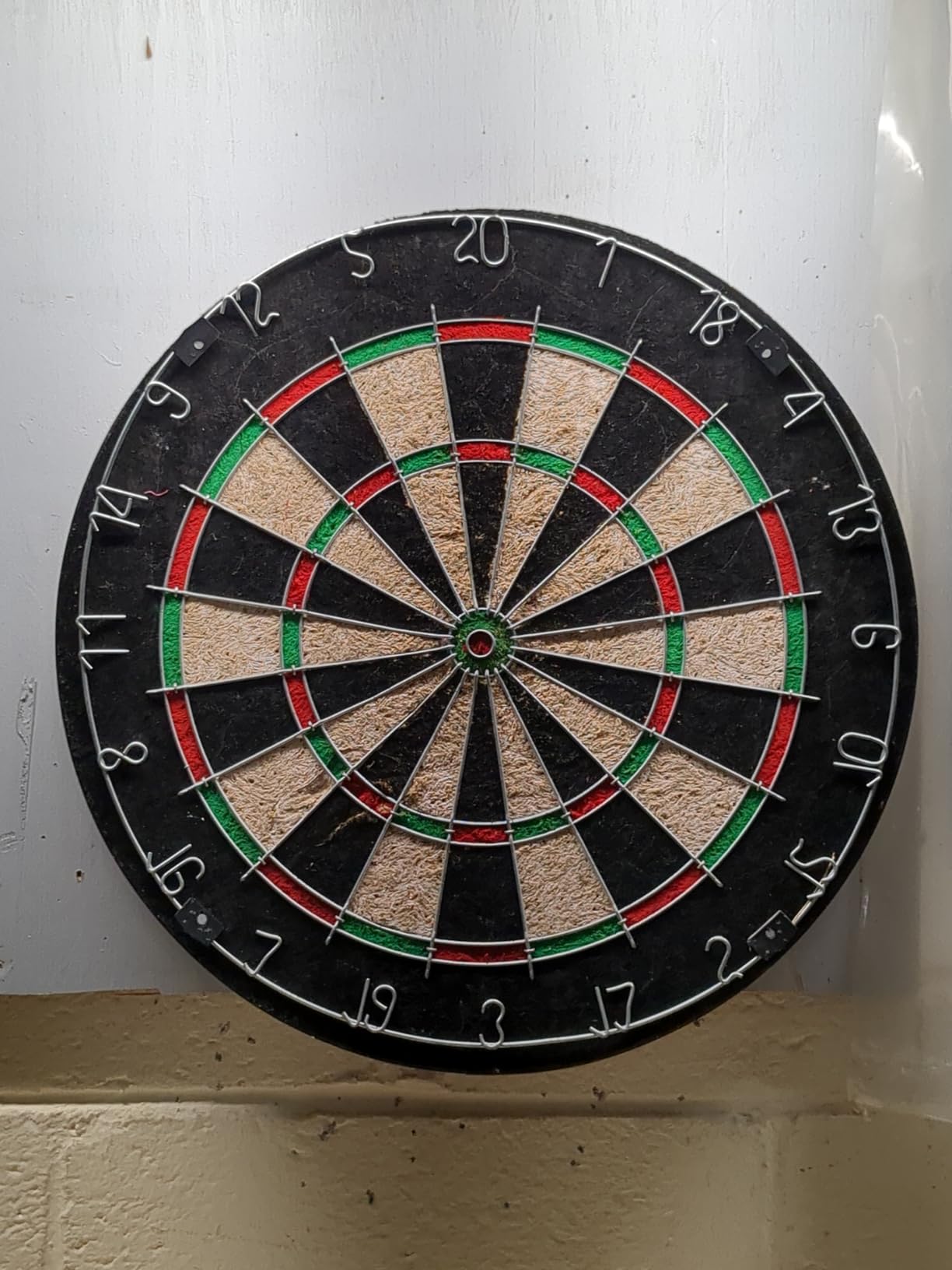 Hey Play Bristle and Metal Dart Board, 18” customer photo 2