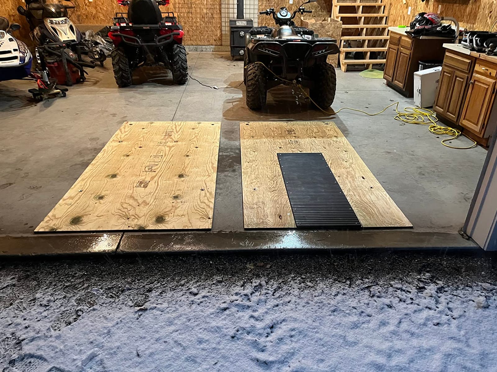 Caliber TraxMat Snowmobile Trailer Traction Mat customer photo 1
