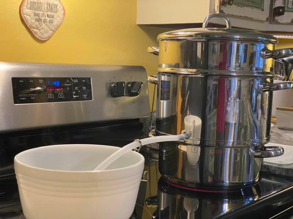 Cook N Home Stainless Steel Steam Juice Extractor, 11-Qt Steam Juicer Pot customer photo 2