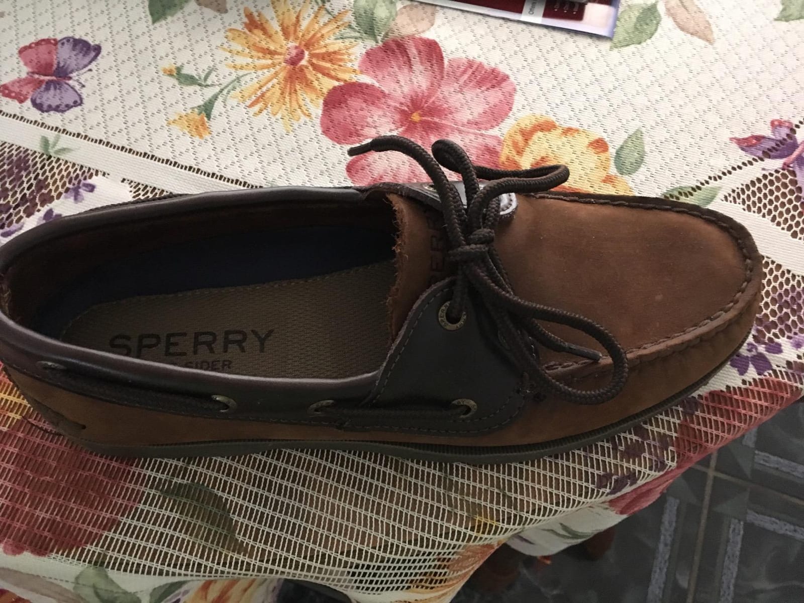 Sperry Men's Leeward 2-Eye Leather Boat Shoe customer photo 2