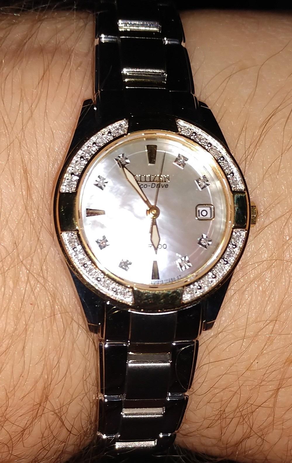 CITIZEN Ladies' Eco-Drive Diamond Classic 26mm Stainless Steel EW1824-57D customer photo 1