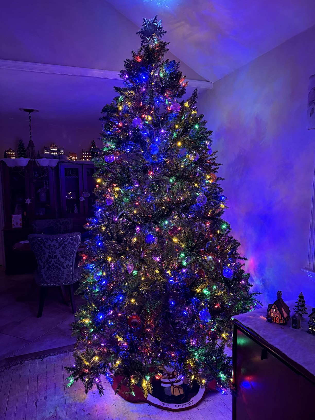 National Tree Company 7.5ft Pre-Lit Dunhill Fir Artificial Christmas Tree customer photo 1