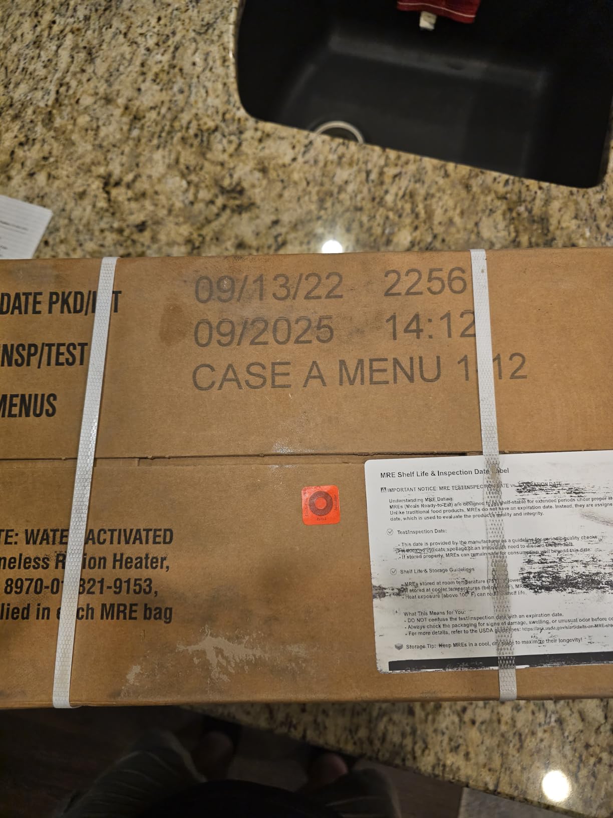 Ammo Can Man MRE Box A by Rothco, Genuine Mil Surplus, Menus 1-12 customer photo 1