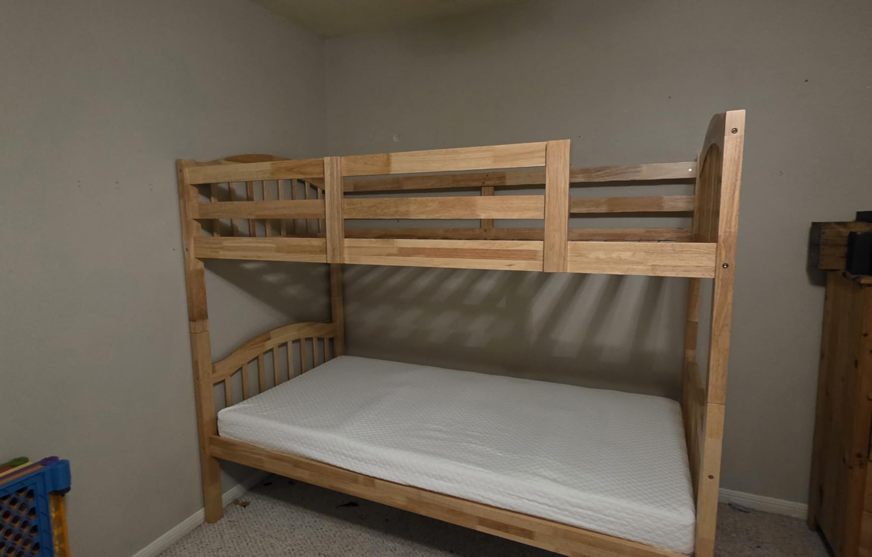 Storkcraft Long Horn Twin-Over-Twin Bunk Bed, White customer photo 2