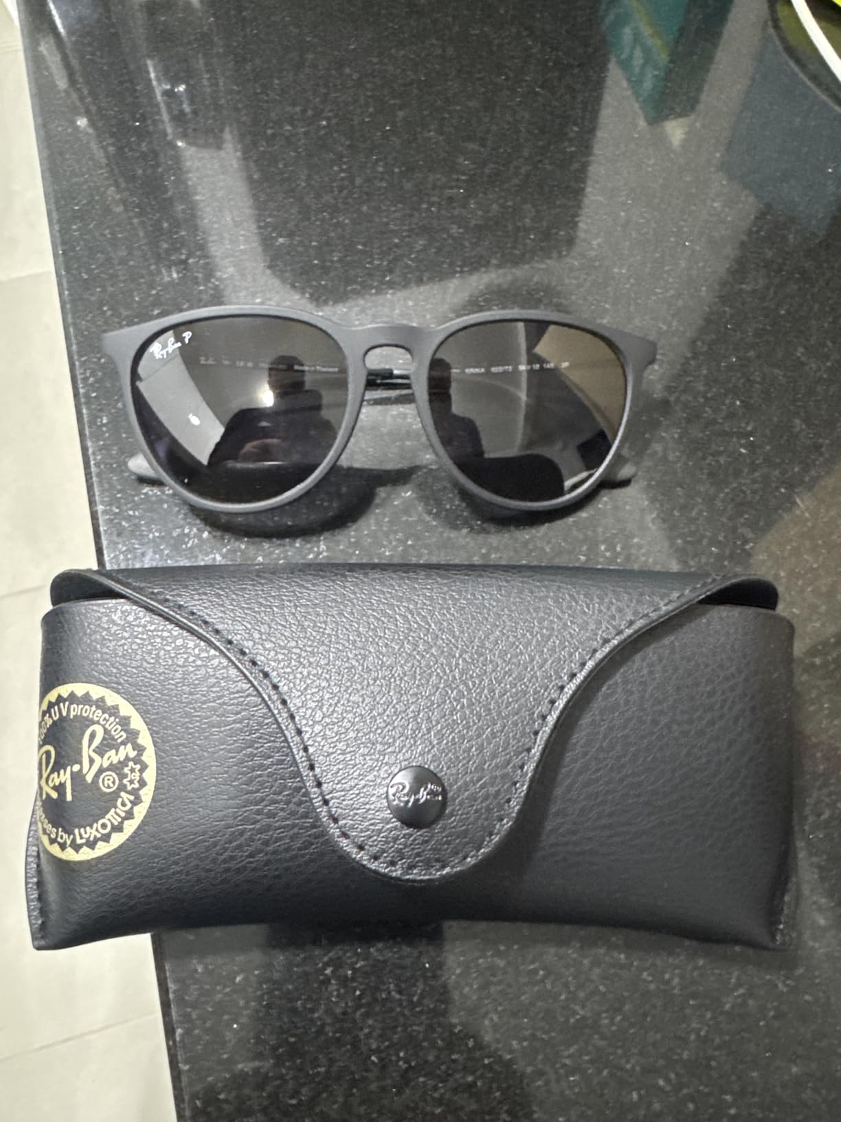 Ray-Ban RB4171 Erika Round Sunglasses for Women for Men customer photo 2