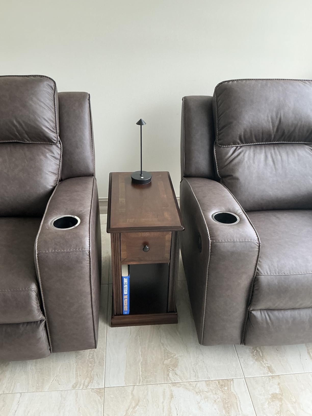 Signature Design by Ashley Breegin Narrow Chairside End Table customer photo 2