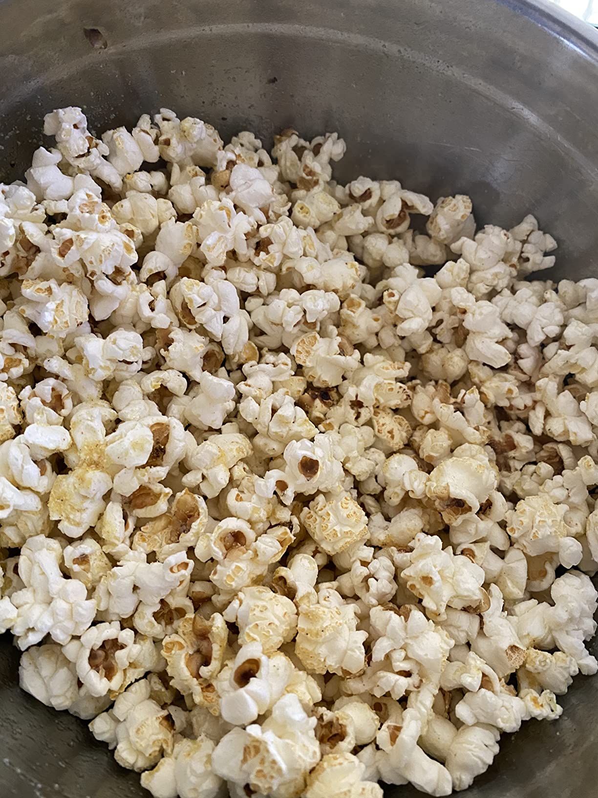 Stovetop Popcorn Maker - 6.5-Quart Stainless-Steel Popcorn Popper with a Hand Crank, Vented Lid, and Stir Paddle by Great Northern Popcorn (Silver) | Stainless-Steel Popcorn Popper with Hand Crank, Vented Lid, and Stir Paddle - Home Movie Night Supplies or Game Night Snacks customer photo 1
