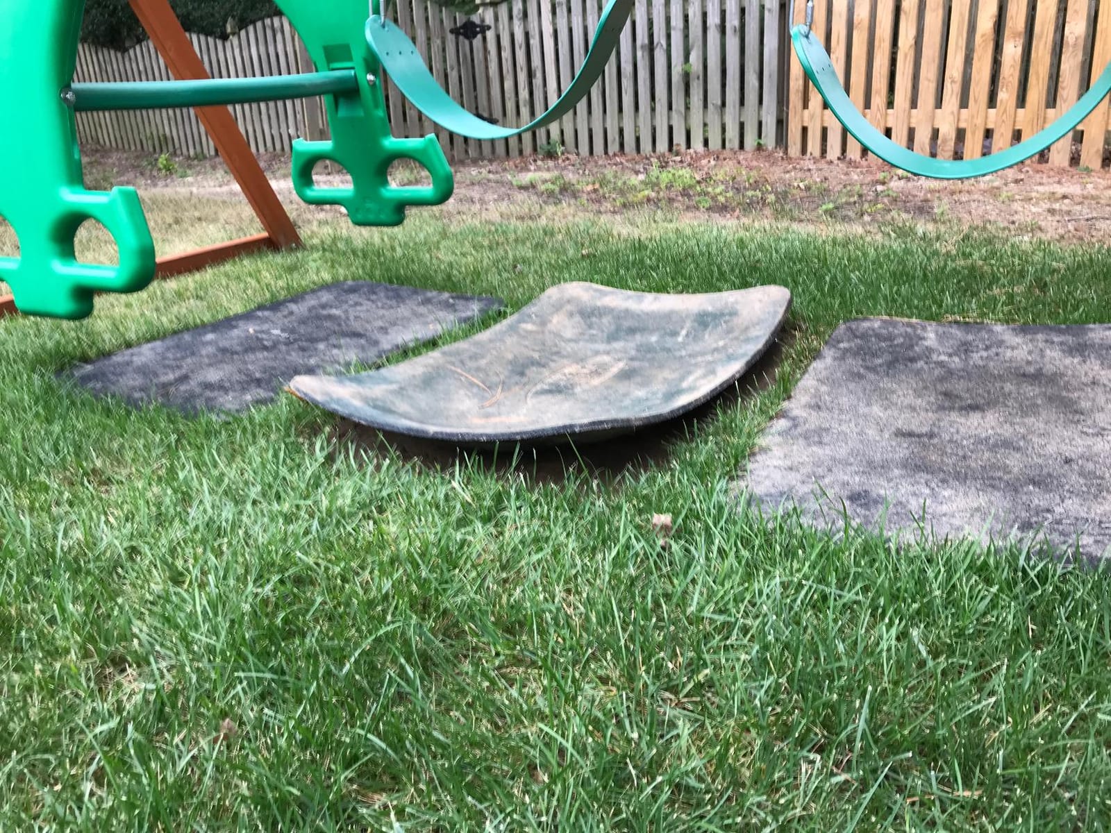 Gorilla Playsets 09-0012-PAIR-R Protective Rubber Mat For Swing Set of 2 Mats), Red customer photo 2